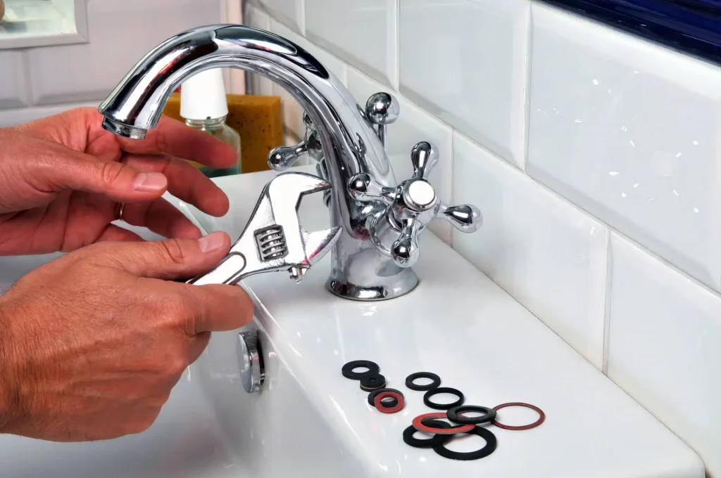 Bathroom faucet repair and fixture replacement by Ruskin Plumbing Pros